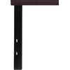 image:imageFlash Furniture Lennox Adjustable Height Button Tufted and Box Stitch Upholstered King Size Headboard in Black VinylBrown