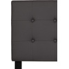 image:imageFlash Furniture Lennox Adjustable Height Button Tufted and Box Stitch Upholstered King Size Headboard in Black VinylGray
