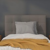 image:imageFlash Furniture Lennox Adjustable Height Button Tufted and Box Stitch Upholstered King Size Headboard in Black VinylGray