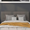 image:imageFlash Furniture Lennox Adjustable Height Button Tufted and Box Stitch Upholstered King Size Headboard in Black VinylGray