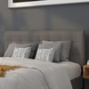 image:imageFlash Furniture Lennox Adjustable Height Button Tufted and Box Stitch Upholstered King Size Headboard in Black VinylGray