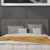 image:imageFlash Furniture Lennox Adjustable Height Button Tufted and Box Stitch Upholstered King Size Headboard in Black VinylGray