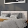 image:imageFlash Furniture Lennox Adjustable Height Button Tufted and Box Stitch Upholstered King Size Headboard in Black VinylWhite