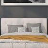 image:imageFlash Furniture Lennox Adjustable Height Button Tufted and Box Stitch Upholstered King Size Headboard in Black VinylWhite