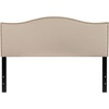 image:imageFlash Furniture Lexington Upholstered Twin Size Headboard with Accent Nail Trim in Light Gray FabricBeige