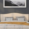 image:imageFlash Furniture Lexington Upholstered Twin Size Headboard with Accent Nail Trim in Light Gray FabricBeige