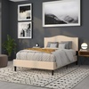 image:imageFlash Furniture Lexington Upholstered Twin Size Headboard with Accent Nail Trim in Light Gray FabricBeige