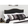 image:imageFlash Furniture Lexington Upholstered Twin Size Headboard with Accent Nail Trim in Light Gray FabricBlack