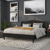 image:imageFlash Furniture Lexington Upholstered Twin Size Headboard with Accent Nail Trim in Light Gray FabricBlack