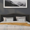 image:imageFlash Furniture Lexington Upholstered Twin Size Headboard with Accent Nail Trim in Light Gray FabricBlack