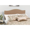 image:imageFlash Furniture Lexington Upholstered Twin Size Headboard with Accent Nail Trim in Light Gray FabricCamel