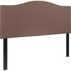 image:imageFlash Furniture Lexington Upholstered Twin Size Headboard with Accent Nail Trim in Light Gray FabricCamel