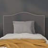 image:imageFlash Furniture Lexington Upholstered Twin Size Headboard with Accent Nail Trim in Light Gray FabricDark Gray