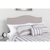 image:imageFlash Furniture Lexington Upholstered Twin Size Headboard with Accent Nail Trim in Light Gray FabricLight Gray