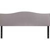 image:imageFlash Furniture Lexington Upholstered Twin Size Headboard with Accent Nail Trim in Light Gray FabricLight Gray