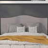 image:imageFlash Furniture Lexington Upholstered Twin Size Headboard with Accent Nail Trim in Light Gray FabricLight Gray