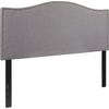 image:imageFlash Furniture Lexington Upholstered Twin Size Headboard with Accent Nail Trim in Light Gray FabricLight Gray