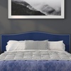 image:imageFlash Furniture Lexington Upholstered Twin Size Headboard with Accent Nail Trim in Light Gray FabricNavy