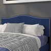 image:imageFlash Furniture Lexington Upholstered Twin Size Headboard with Accent Nail Trim in Light Gray FabricNavy
