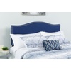 image:imageFlash Furniture Lexington Upholstered Twin Size Headboard with Accent Nail Trim in Light Gray FabricNavy