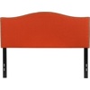 image:imageFlash Furniture Lexington Upholstered Twin Size Headboard with Accent Nail Trim in Light Gray FabricOrange