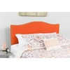 image:imageFlash Furniture Lexington Upholstered Twin Size Headboard with Accent Nail Trim in Light Gray FabricOrange