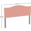 image:imageFlash Furniture Lexington Upholstered Twin Size Headboard with Accent Nail Trim in Light Gray FabricOrange