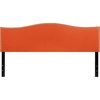 image:imageFlash Furniture Lexington Upholstered Twin Size Headboard with Accent Nail Trim in Light Gray FabricOrange