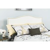 image:imageFlash Furniture Lexington Upholstered Twin Size Headboard with Accent Nail Trim in Light Gray FabricWhite