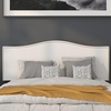 image:imageFlash Furniture Lexington Upholstered Twin Size Headboard with Accent Nail Trim in Light Gray FabricWhite