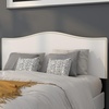 image:imageFlash Furniture Lexington Upholstered Twin Size Headboard with Accent Nail Trim in Light Gray FabricWhite