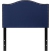 image:imageFlash Furniture Lexington Upholstered Twin Size Headboard with Accent Nail Trim in Navy Fabric