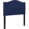 image:imageFlash Furniture Lexington Upholstered Twin Size Headboard with Accent Nail Trim in Navy Fabric