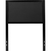 image:imageFlash Furniture Melbourne Metal Upholstered King Size Headboard in Black FabricBlack