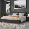 image:imageFlash Furniture Melbourne Metal Upholstered King Size Headboard in Black FabricBlack