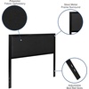 image:imageFlash Furniture Melbourne Metal Upholstered King Size Headboard in Black FabricBlack