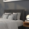 image:imageFlash Furniture Melbourne Metal Upholstered King Size Headboard in Black FabricBlack