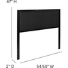 image:imageFlash Furniture Melbourne Metal Upholstered King Size Headboard in Black FabricBlack