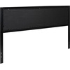 image:imageFlash Furniture Melbourne Metal Upholstered King Size Headboard in Black FabricBlack