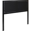 image:imageFlash Furniture Melbourne Metal Upholstered King Size Headboard in Black FabricDark Gray