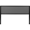 image:imageFlash Furniture Melbourne Metal Upholstered King Size Headboard in Dark Gray Fabric