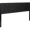 image:imageFlash Furniture Melbourne Metal Upholstered King Size Headboard in Dark Gray Fabric