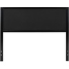 image:imageFlash Furniture Melbourne Metal Upholstered Queen Size Headboard in Black Fabric