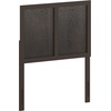 image:imageFlash Furniture Oliver Queen Size Wooden Headboard Only Four Panel Headboard in WhiteDark Brown