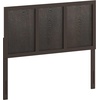 image:imageFlash Furniture Oliver Queen Size Wooden Headboard Only Four Panel Headboard in WhiteDark Brown