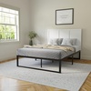 image:imageFlash Furniture Oliver Queen Size Wooden Headboard Only Four Panel Headboard in WhiteWhite
