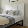 image:imageFlash Furniture Oliver Queen Size Wooden Headboard Only Four Panel Headboard in WhiteWhite