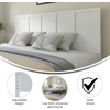 image:imageFlash Furniture Oliver Queen Size Wooden Headboard Only Four Panel Headboard in WhiteWhite