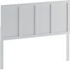 image:imageFlash Furniture Oliver Queen Size Wooden Headboard Only Four Panel Headboard in WhiteWhite