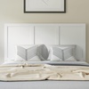 image:imageFlash Furniture Oliver Queen Size Wooden Headboard Only Four Panel Headboard in WhiteWhite